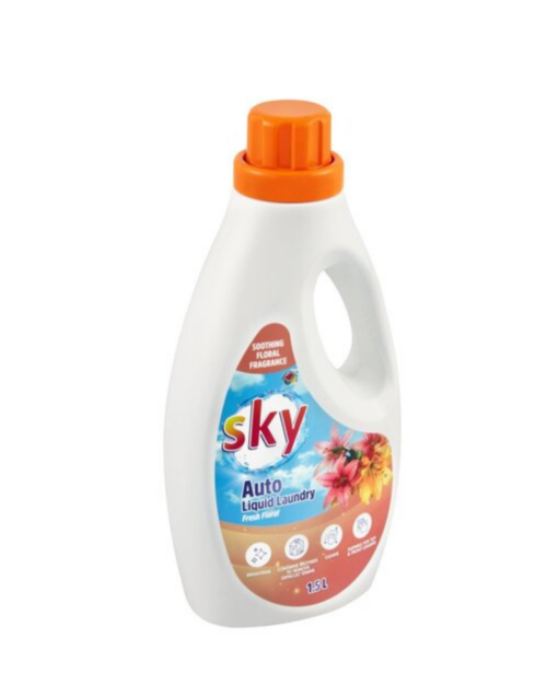 Sky Auto Liquid Laundry - Fresh Floral (1.5L)
